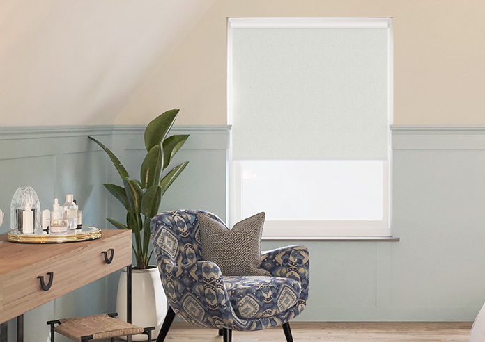 Nairn (Blackout), Soft White - Roller Blind - Image 3